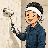 丁寧に塗ります！