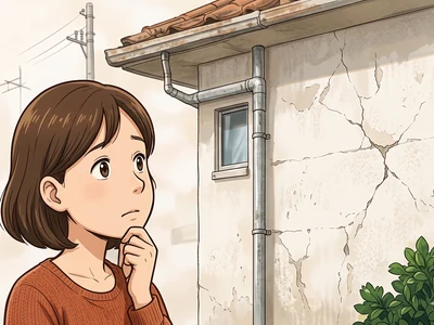 ヒビや汚れが気になる